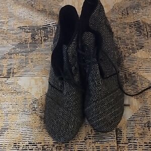 Toms Black Casual Slip-On Shoes
